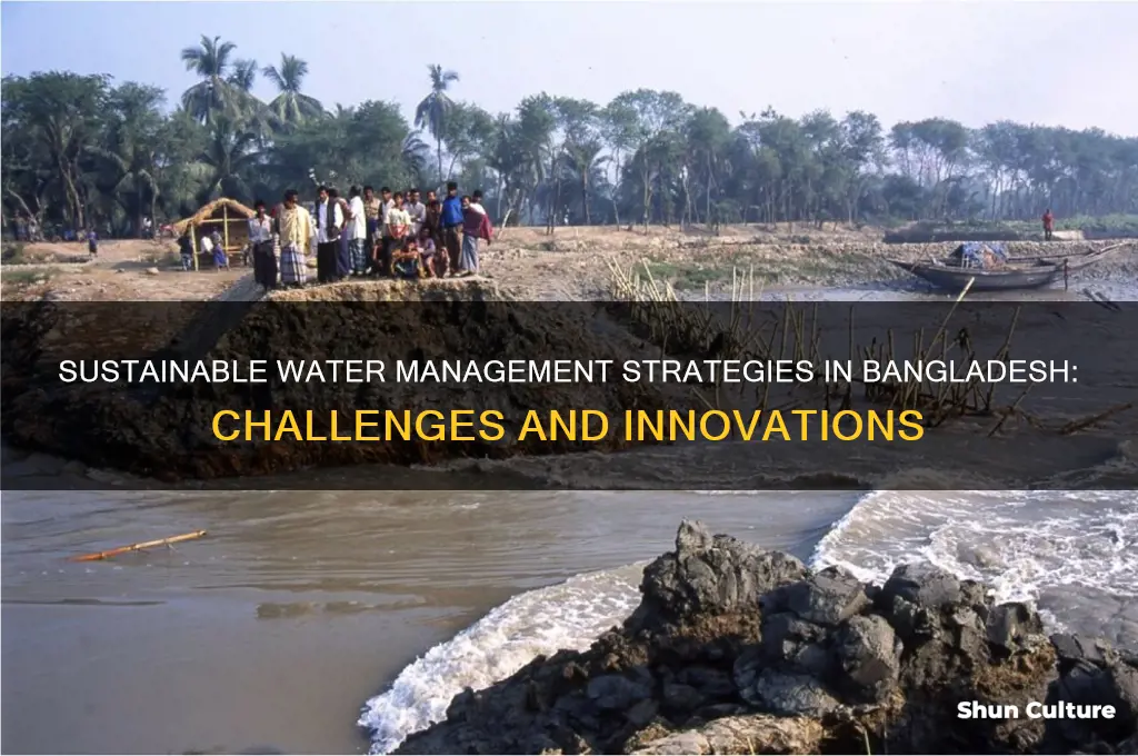 how is water managed in bangladesh