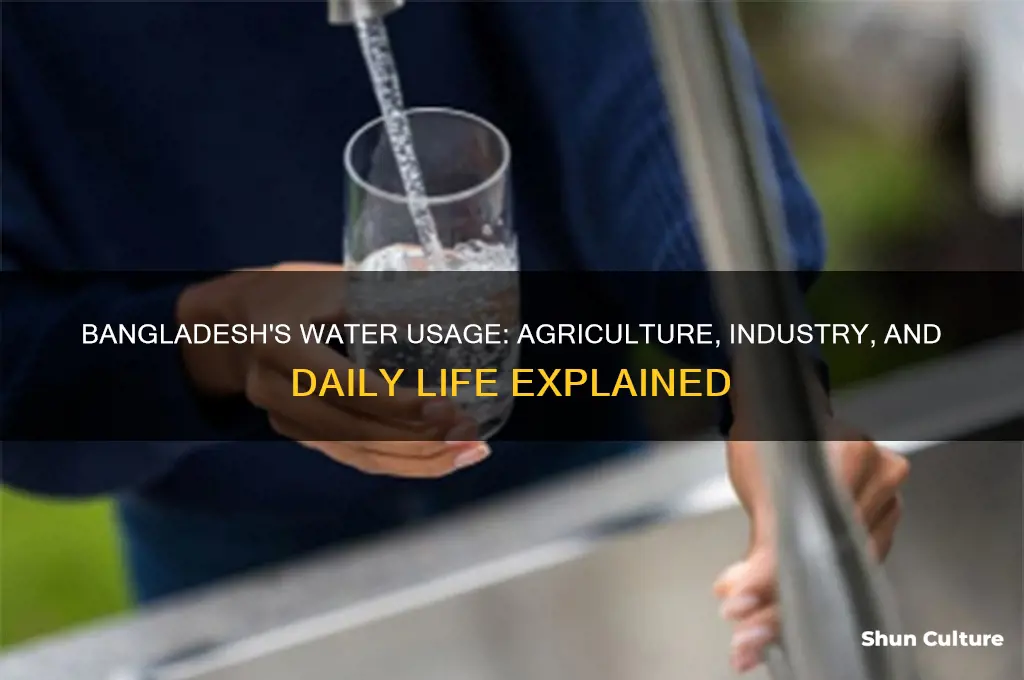 how is water used in bangladesh