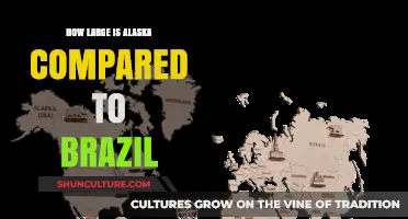 Alaska vs. Brazil: A Surprising Size Comparison Revealed
