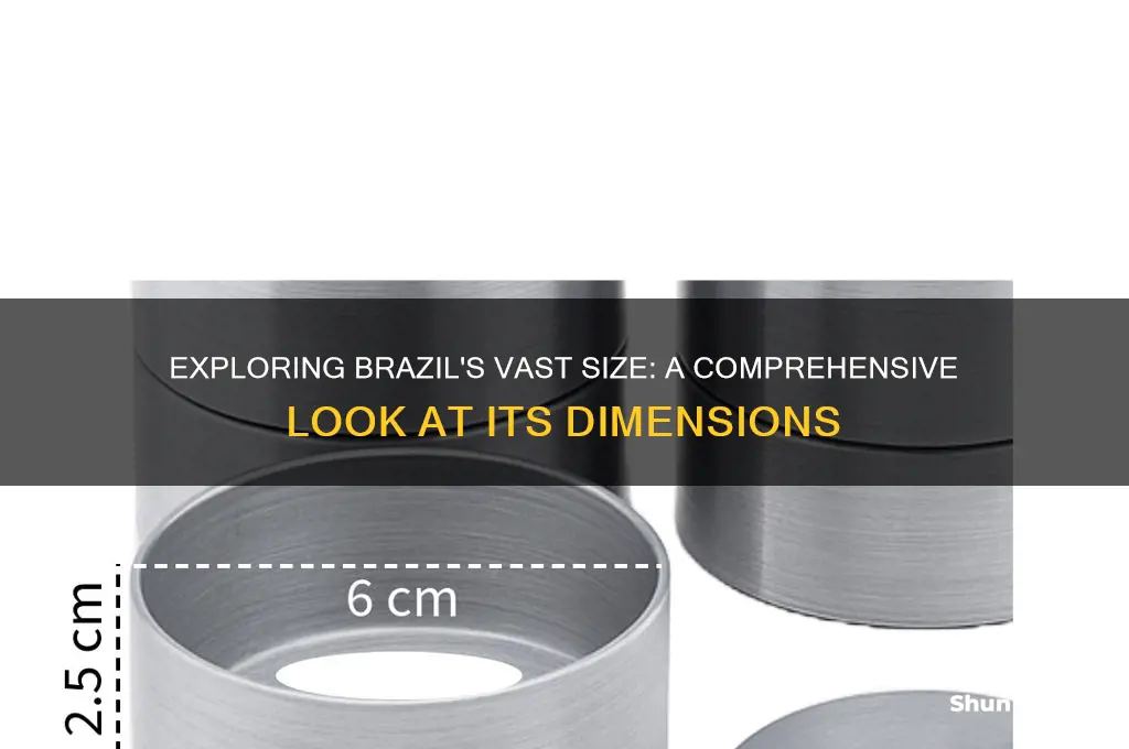 how large is brazil inkm