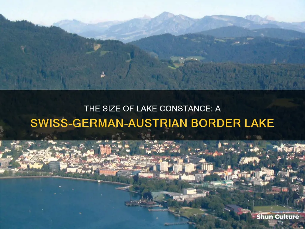 how large is lake constant in austria