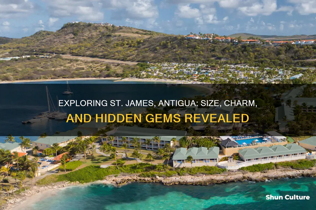 how large is st james in antigua
