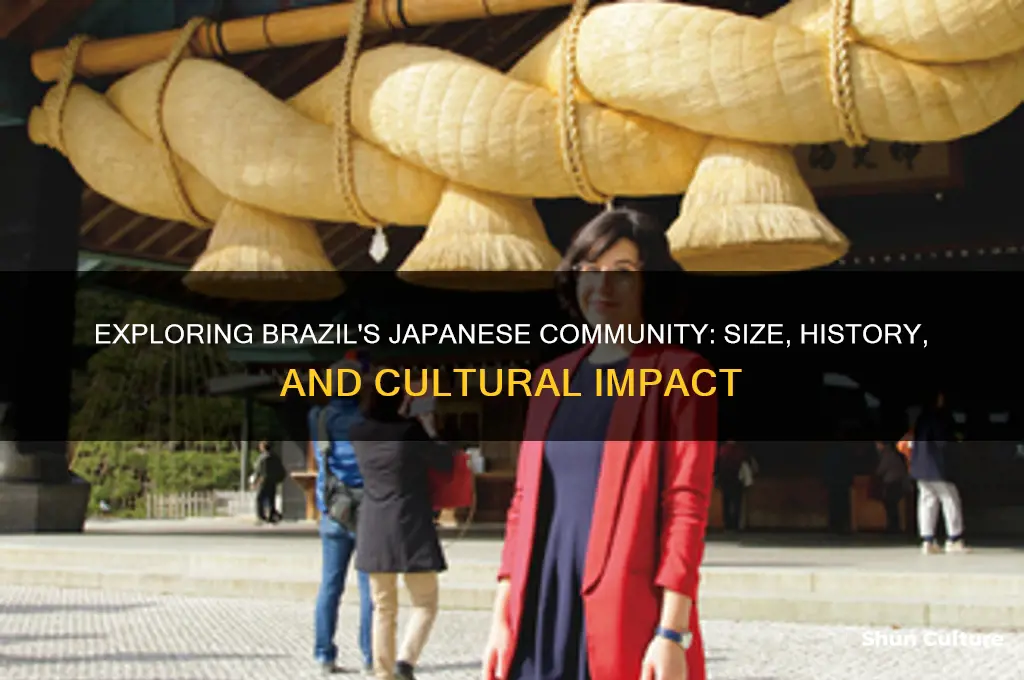 how large is the japanese population in brazil