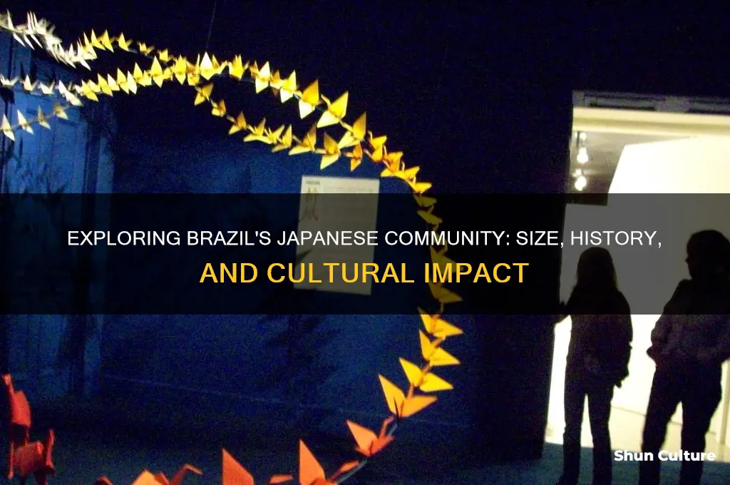 how large is the japonese population in brazil