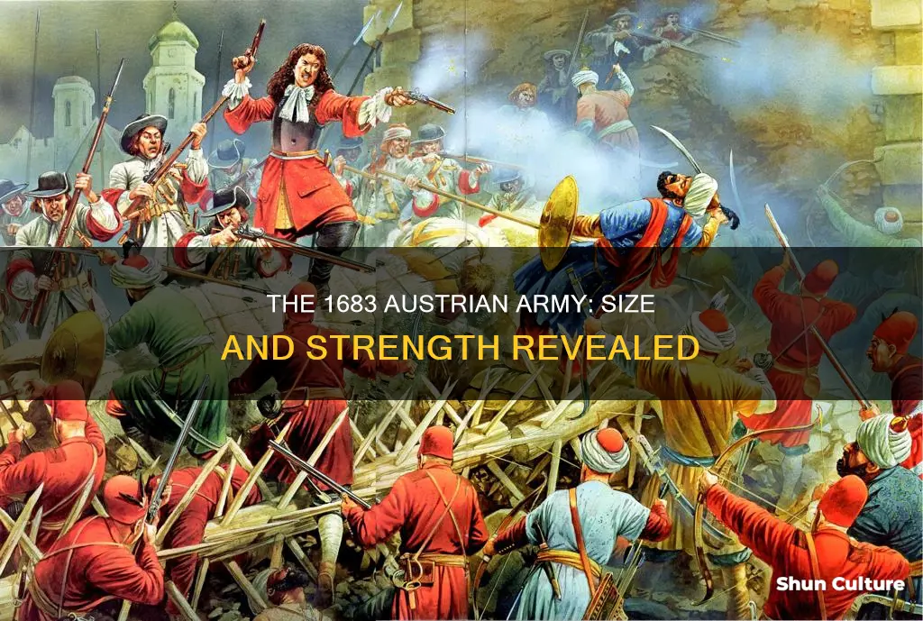 how large was the austrian amry in 1683