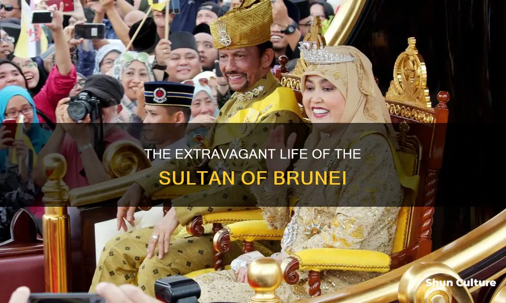 how lavisshly does the sultan of brunei live