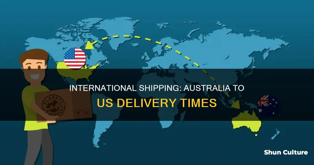 how ling does shipping from australia to us take