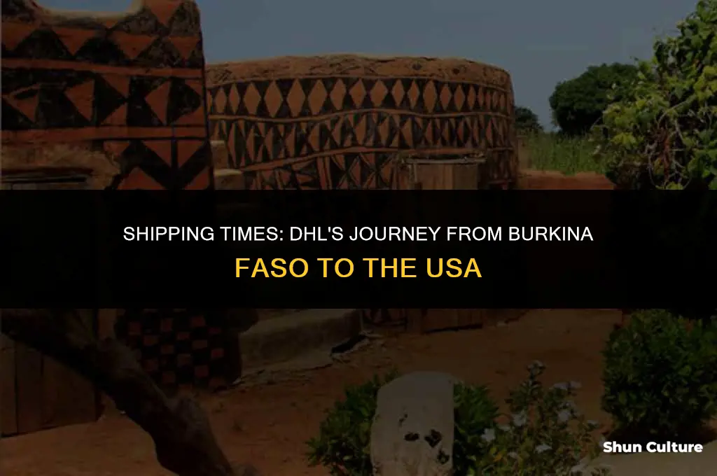 how lomg does dhl take from burkina faso to usa