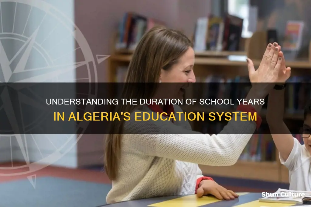 how lonfg are schoosl in algeria