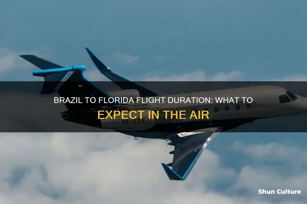 how long a flight from brazil to florida
