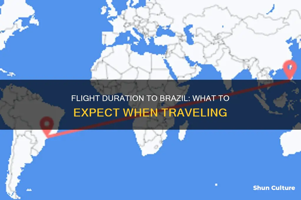 how long a flight to brazil