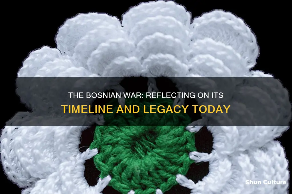 how long ago was the bosnian war