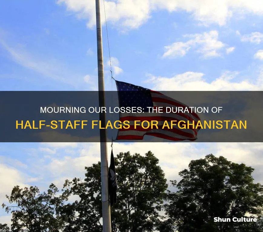 how long are flags at half staff for afghanistan