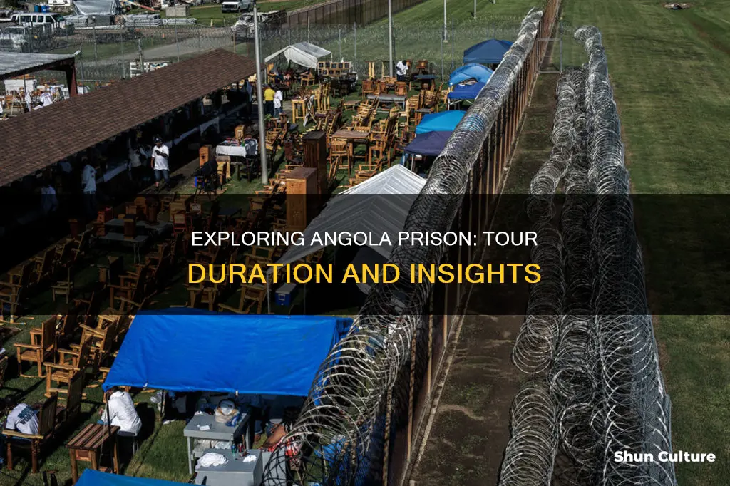 how long are the tours at angola prison