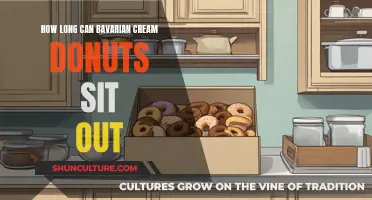 Bavarian Cream Donuts: How Long Can They Last Unrefrigerated?