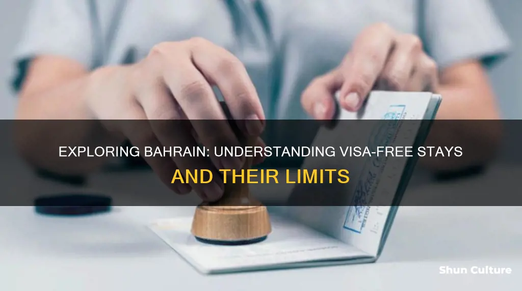 how long can I stay in bahrain without a visa