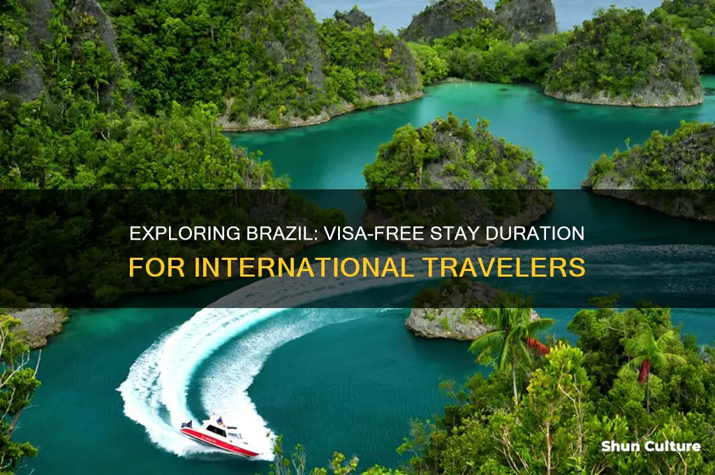 how long can I stay in brazil without a visa