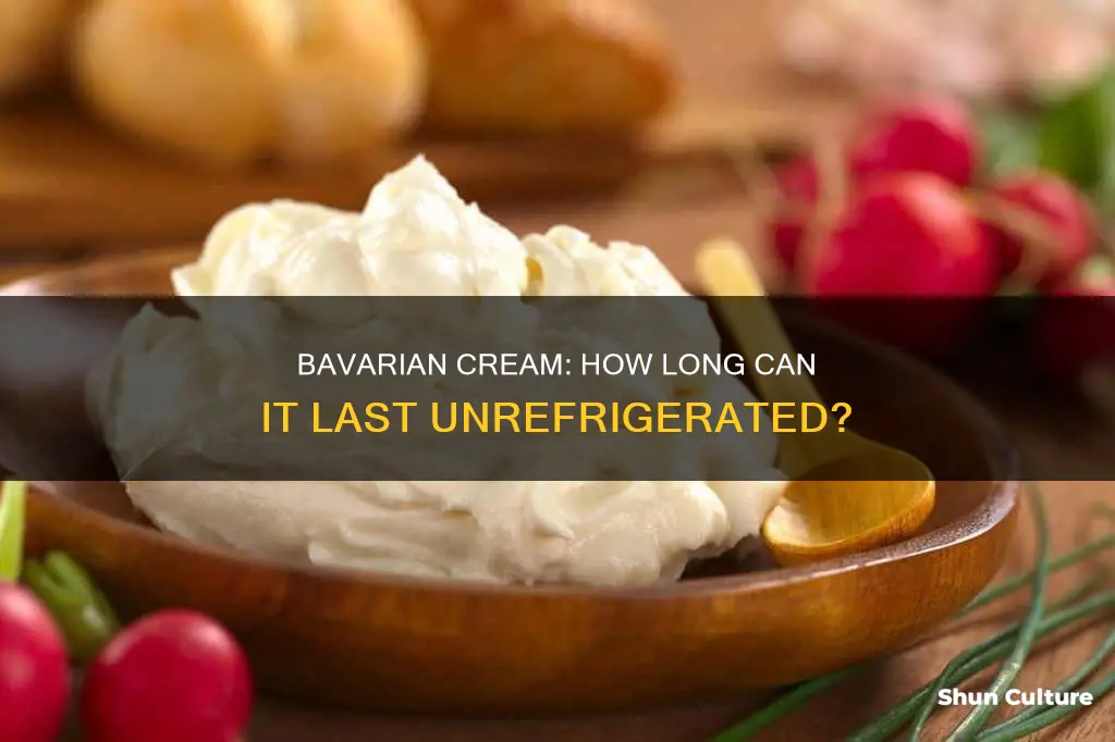 how long can winchell bavarian cream sit out