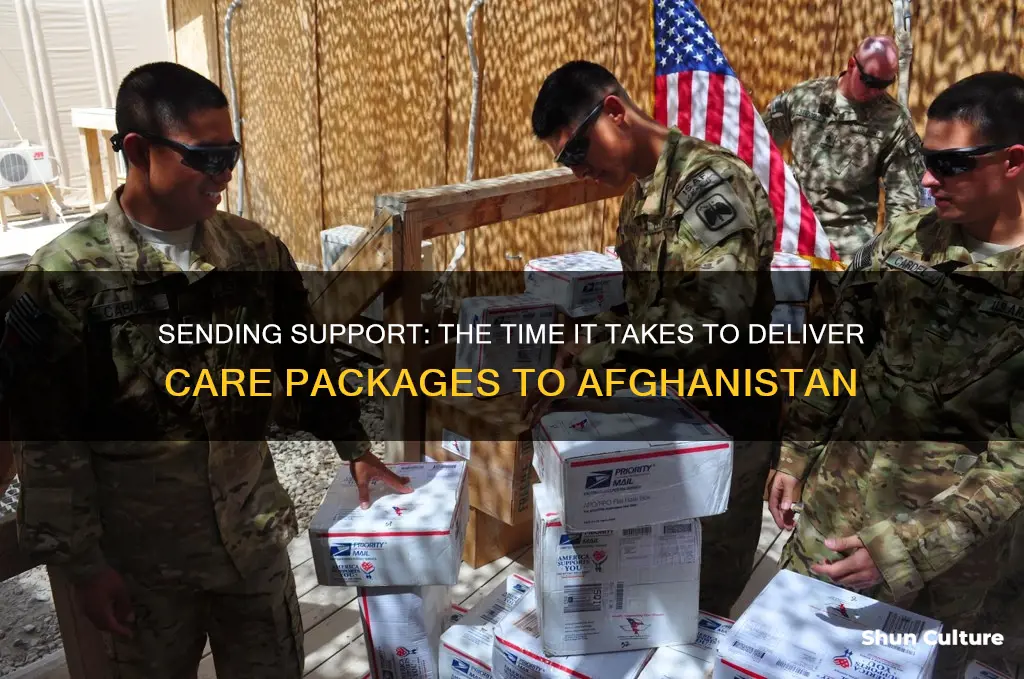 how long care package to afghanistan