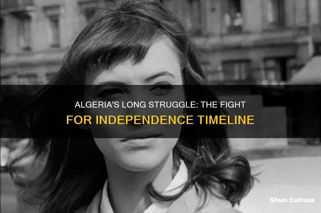how long did algeria fight for independence