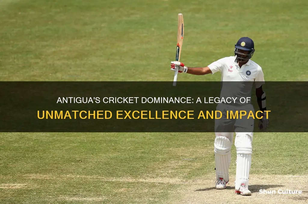 how long did antigua dominated criket