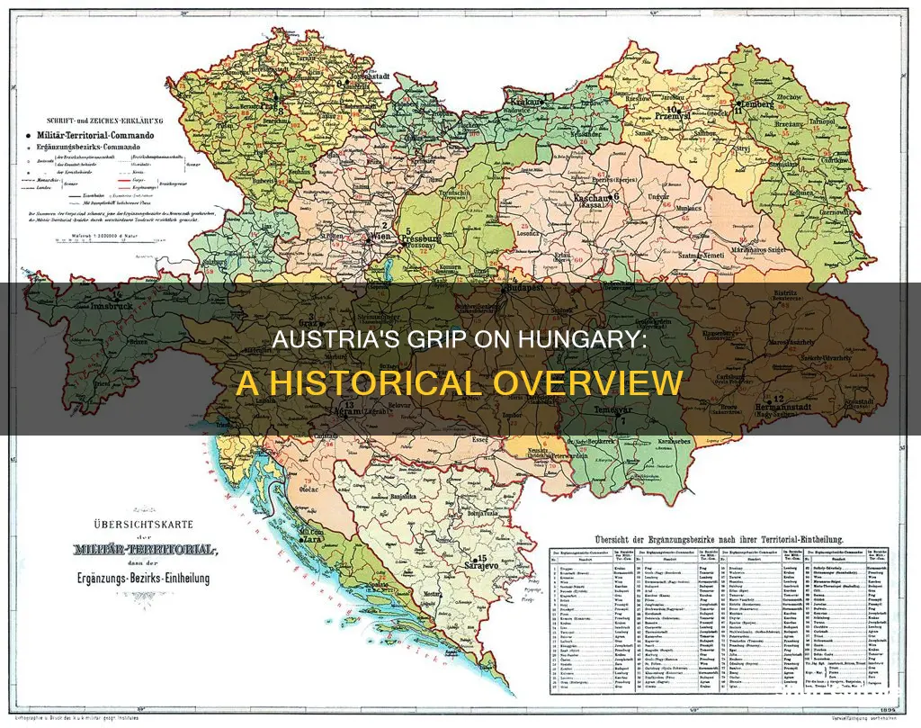 how long did austria control hungary
