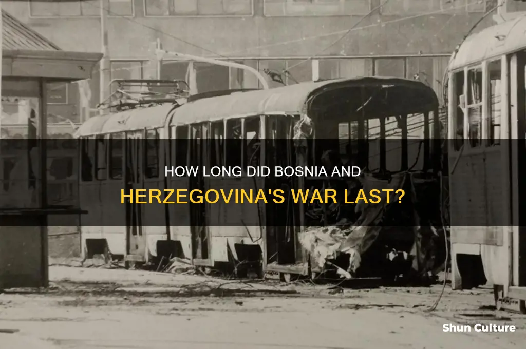 how long did bosnia herzegovina