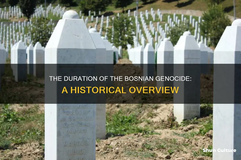how long did bosnian genocide last