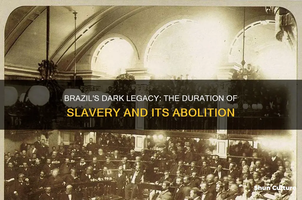 how long did brazil allow slavery