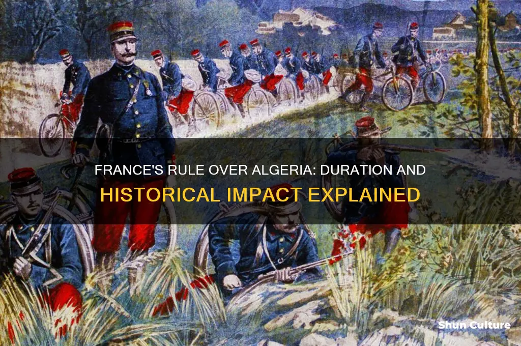 how long did france have algeria