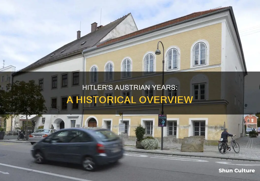 how long did hitler live in austria