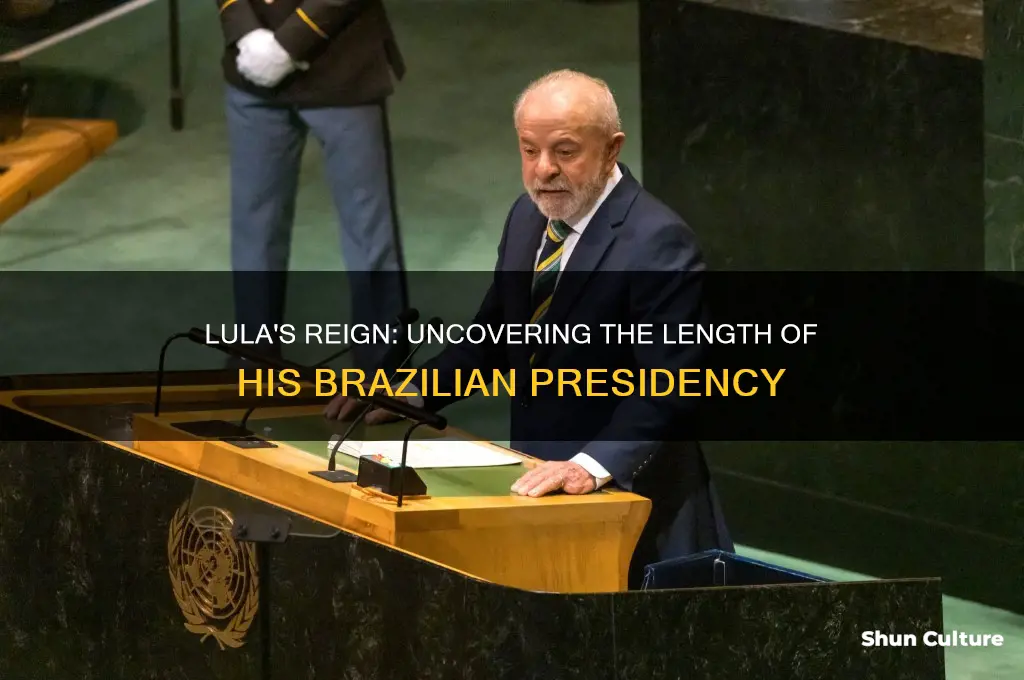 how long did lula rule brazil