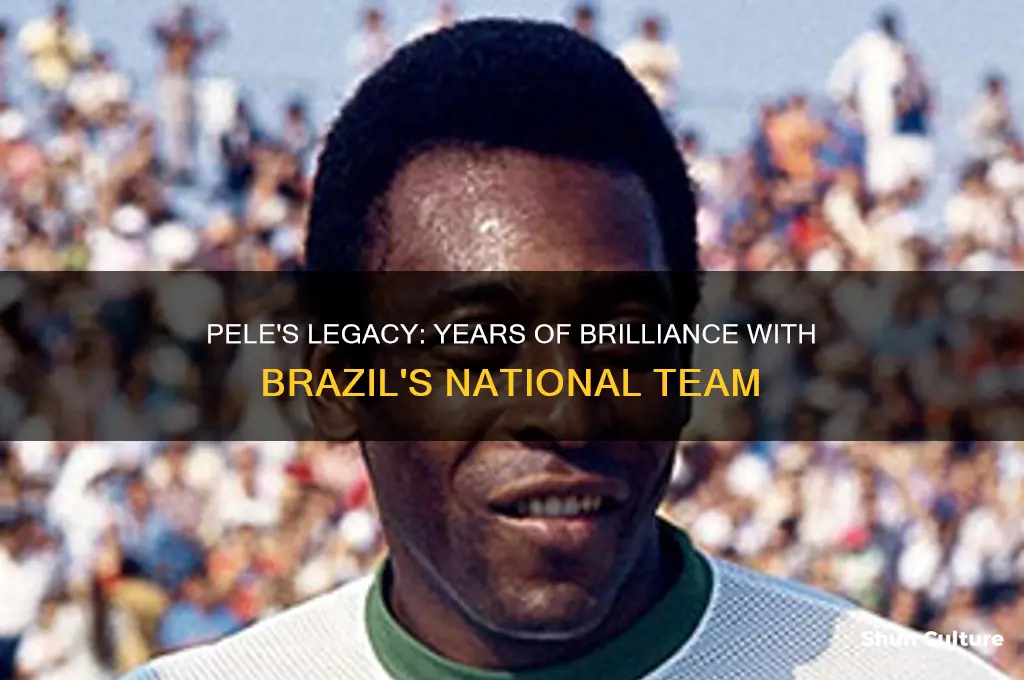 how long did pele play for brazil