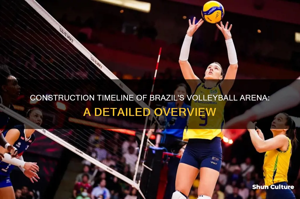 how long did the brazil volleyball arena take