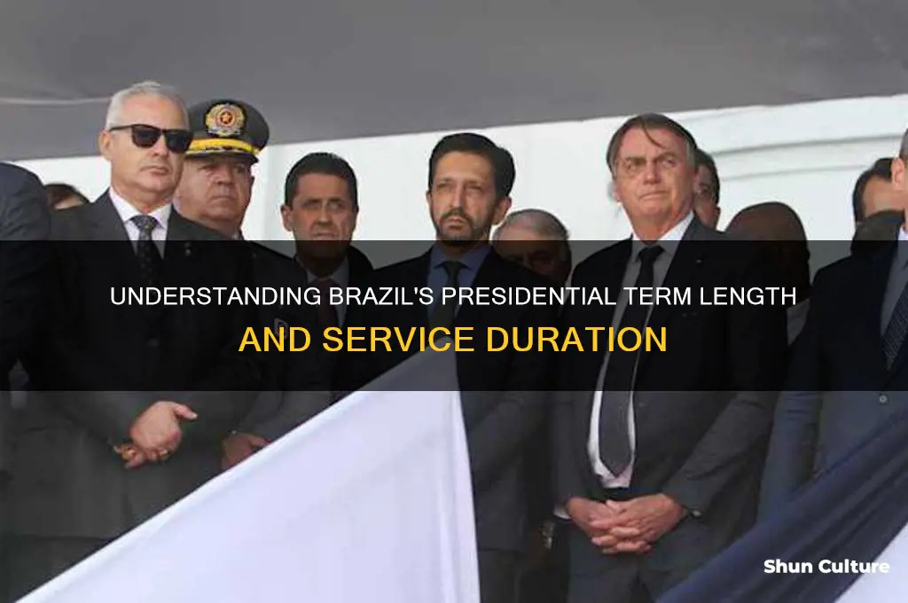 how long do brazil presidents serve