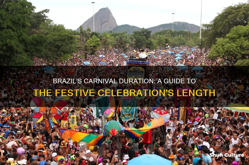 how long does carnival last in brazil