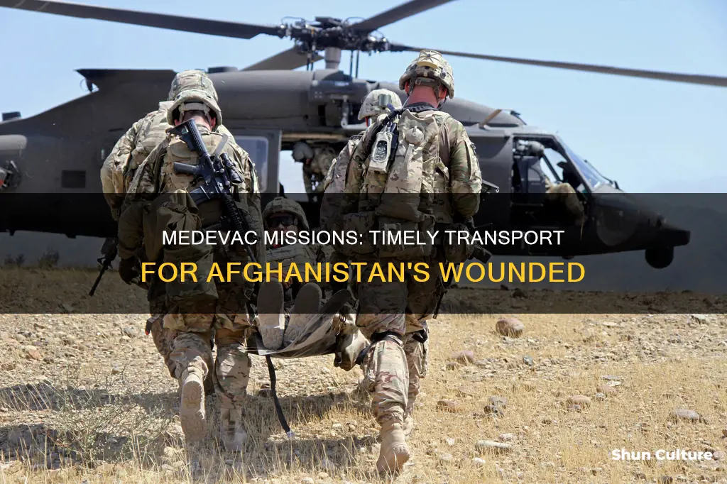 how long does it take medevac to transport injured afghanistan