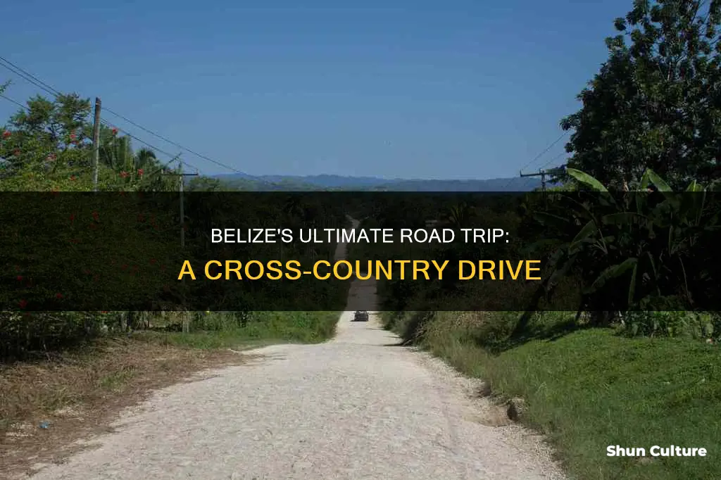 how long does it take to drive across belize