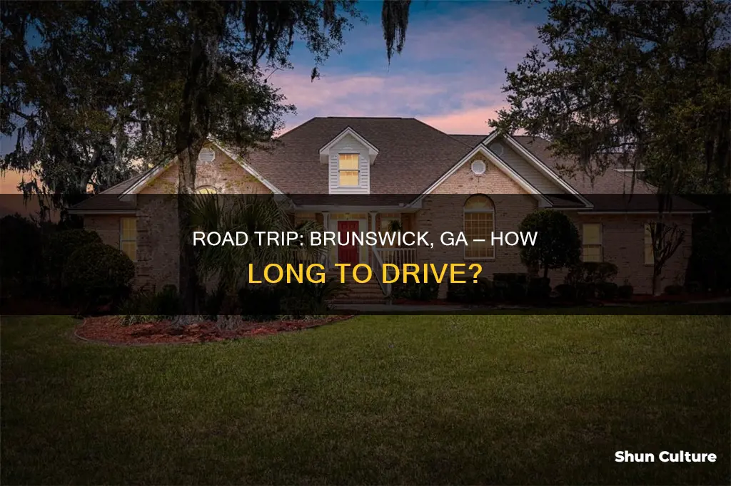 how long does it take to drive to brunswick ga