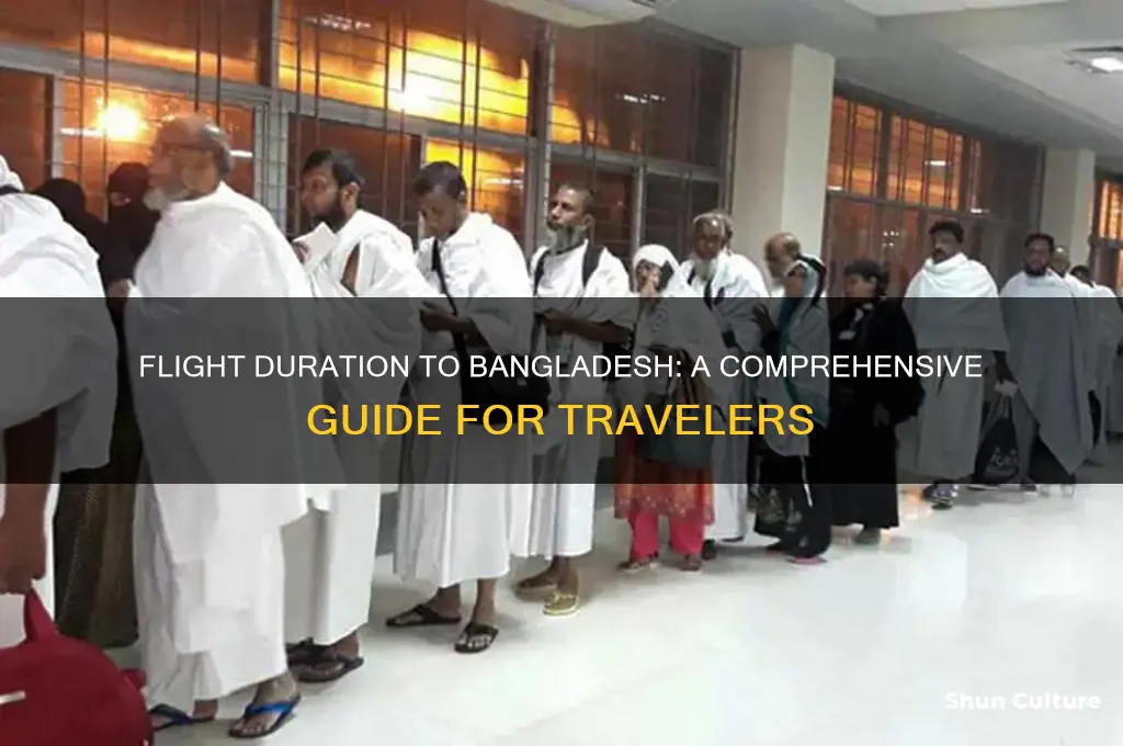 how long does it take to fly to bangladesh