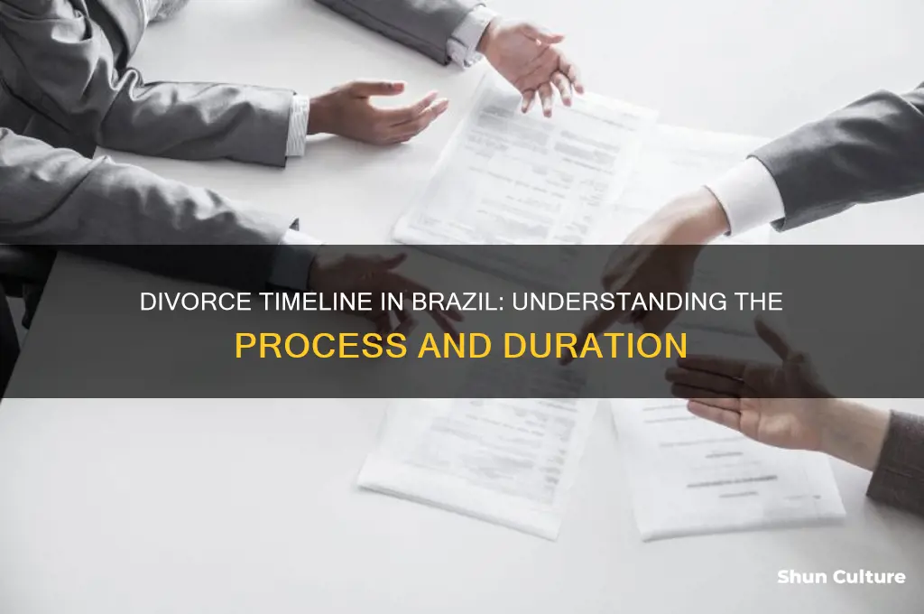 how long does it take to get divorce in brazil