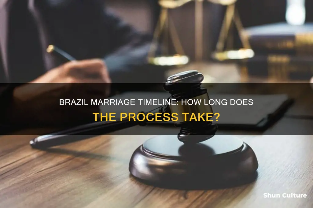 how long does it take to get married in brazil