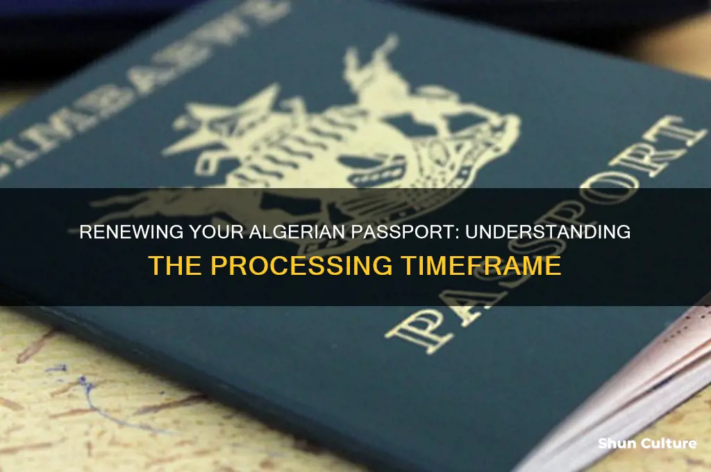how long does it take to renew algerian passport