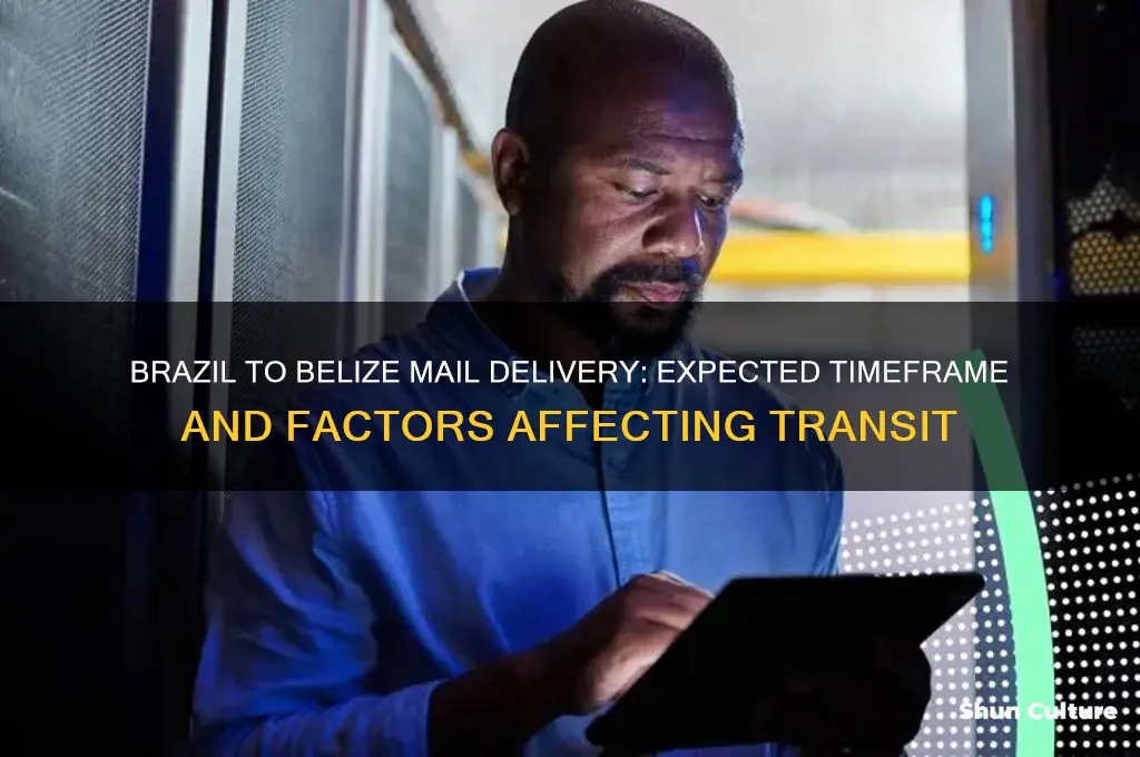 how long does mail from brazil to belize take