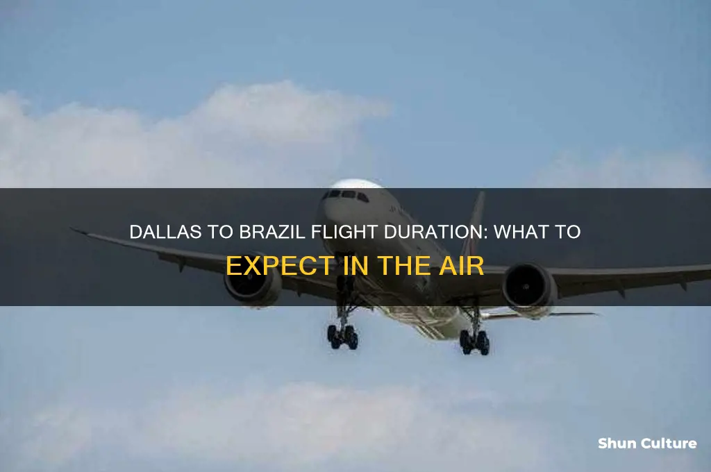 how long flight from dallas to brazil