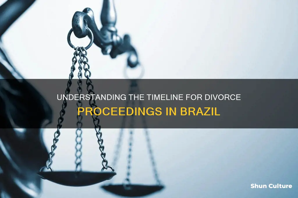 how long foes.ot take ti hwt diborces in brazil