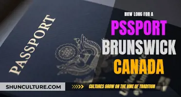 Passport Processing Times in Brunswick, Canada