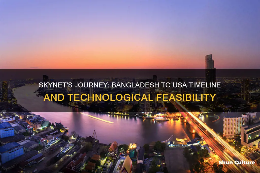 how long for skynet from bangladesh to usa