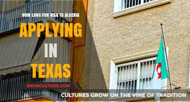 Texas to Algeria: Visa Processing Time and Application Guide