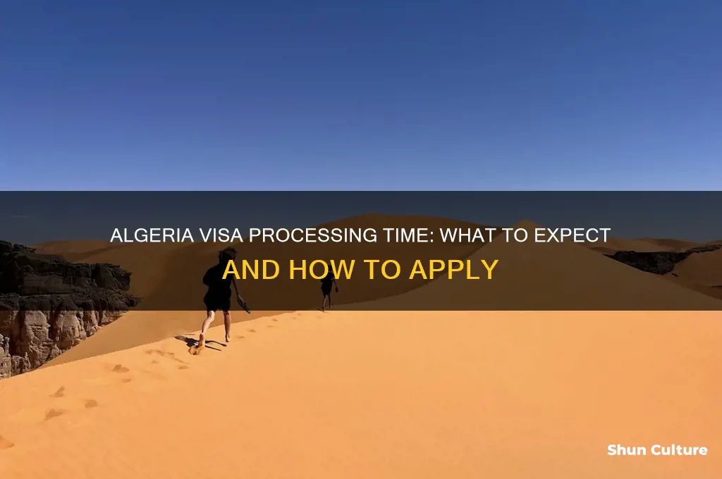 how long for visa to algeria